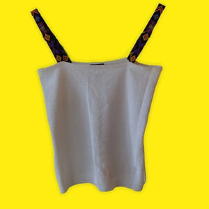 INC‎ White Top with beaded straps​